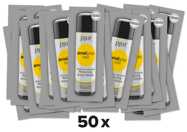 pjur analyze me! glide gel 1.5ml. Pack of 50
