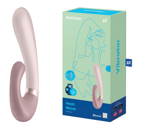 Heat Wave Connect App Vibrator (Mauve)