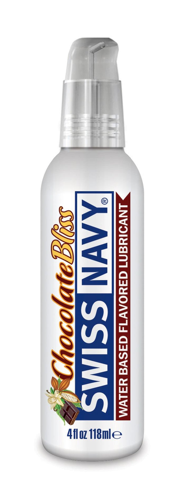 Lubricant with Chocolate Bliss Flavor   4 fl oz / 118 ml