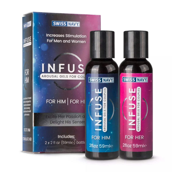 Infuse   2 in 1 Arousal Gel for Couples   2 x 2 fl oz / 59 ml