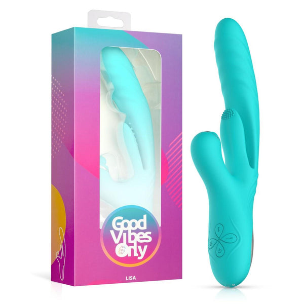 Good Vibes Only Lisa Thrusting Rabbit Vibrator with G Spot Stimulator