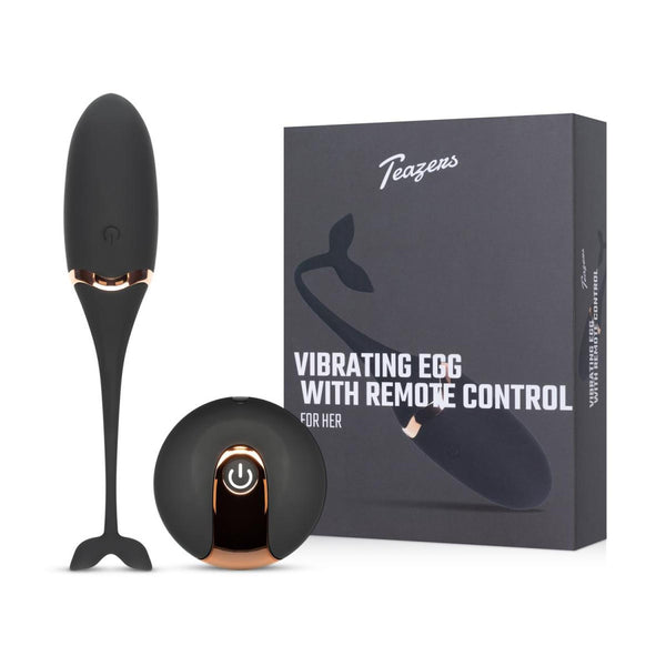 Luxurious Vibrating Egg w/ Remote Control Black