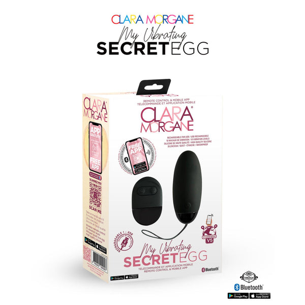 My Vibrating Secret EGG Black App controlled