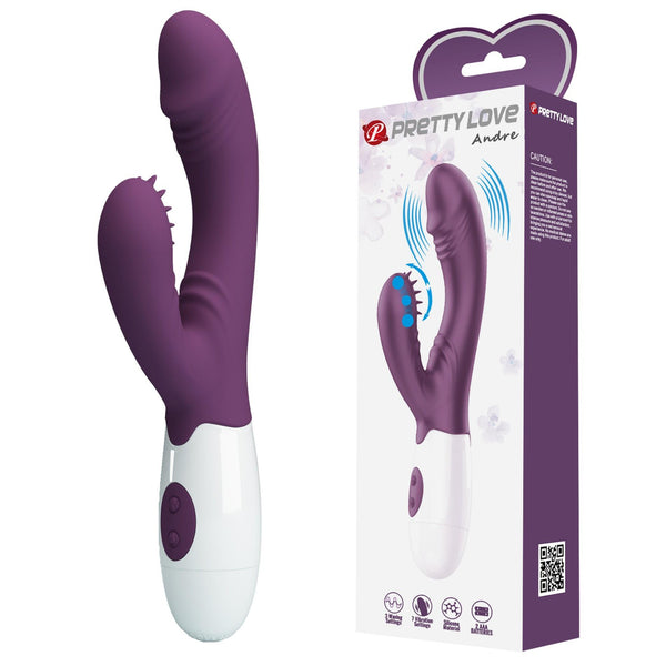 PRETTY LOVE   Andre purple, 3 waving modes 7 vibration functions
