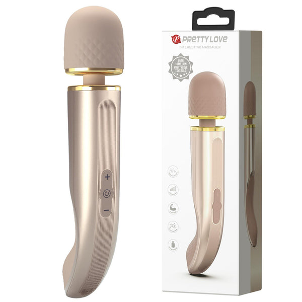 PRETTY LOVE Interesting Massager Gold 5 levels of speed control 7 vibration functions