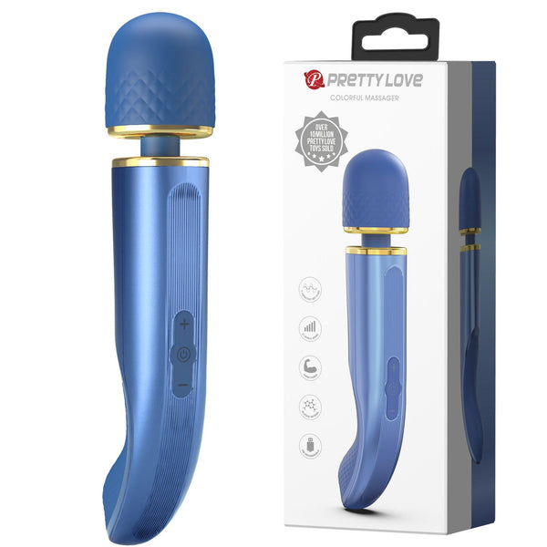 PRETTY LOVE Colorful Massager Blue, 7 vibration functions 5 levels of speed control