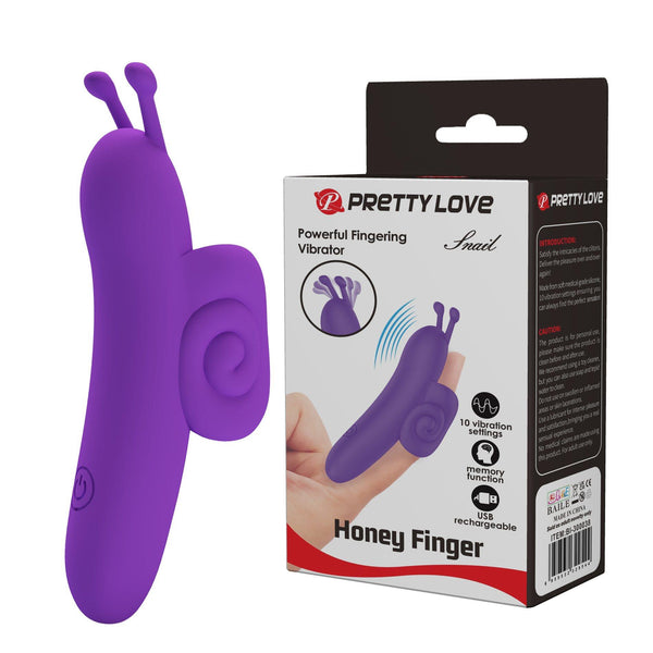 PRETTY LOVE   Snail Honey Finger, 10 vibration functions Memory function