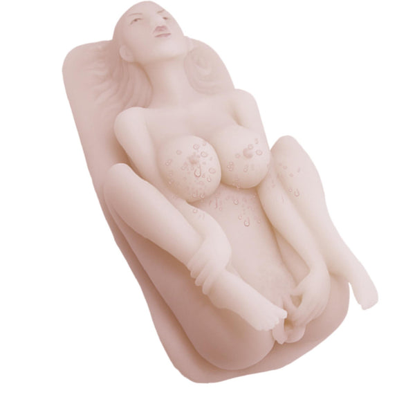 BAILE   Masturbator toy, TPR, double vibrating egg with voice, tighten,shrink 3AAA batteries