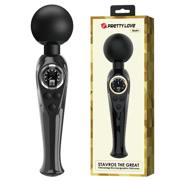 PRETTY LOVE Skyler Black, 10 vibration functions 9 speed levels