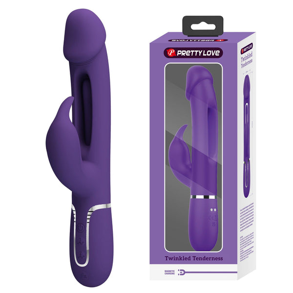 PRETTY LOVE Kampas dark Purple, 7 vibration functions 4 licking settings