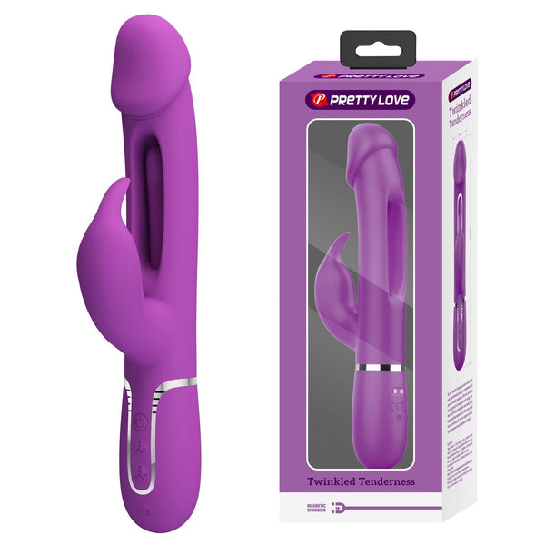 PRETTY LOVE Kampas Purple, 7 vibration functions 4 licking settings