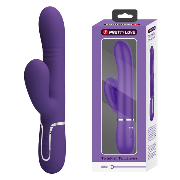 PRETTY LOVE Mariana dark purple, 7 vibration functions, 7 thrusting settings, 4 rolling functions,4 nodding functions