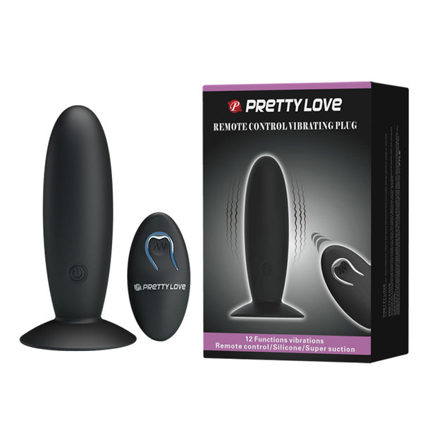 PRETTY LOVE   REMOTE CONTROL VIBRATING PLUG 12 function