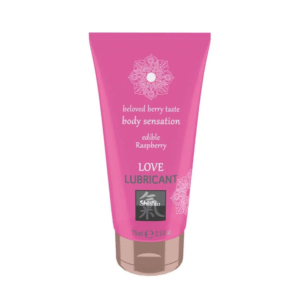 SHIATSU Love lubricant edible RASPBERRY gel