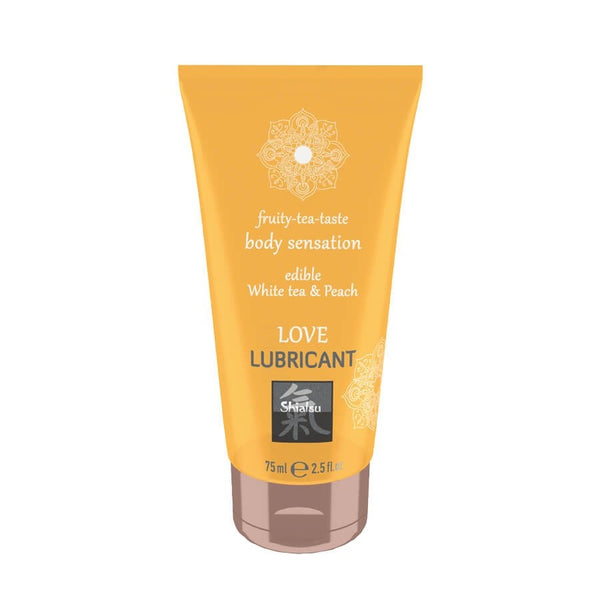 SHIATSU Love lubricant edible White tea &amp; Peach gel
