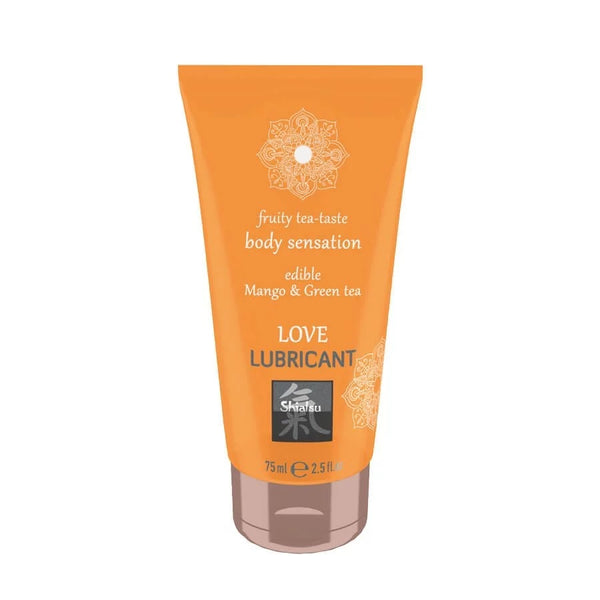 SHIATSU Love lubricant edible Mango &amp; Green tea gel