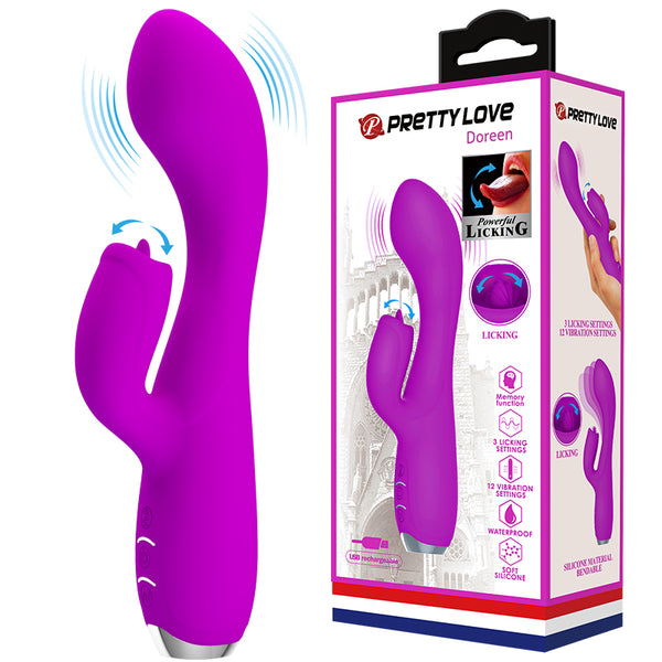 PRETTY LOVE GLORIA Purple 12 function vibrations