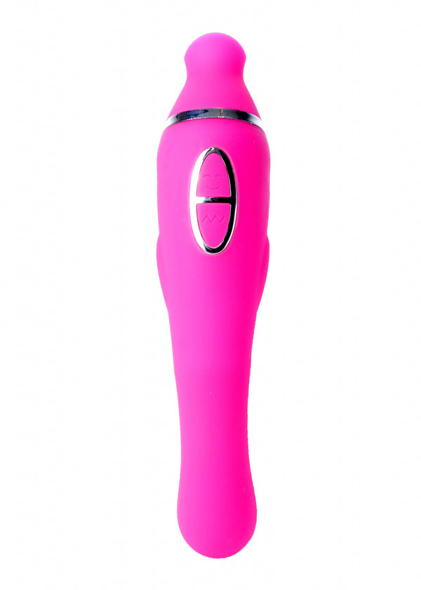 Vibrator HELEN Pink 12 vibration functions / 8 stimulation functions USB