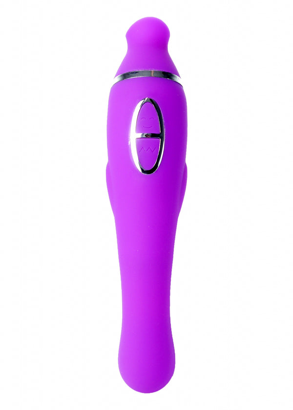 KELLY Purple vibrator 12 vibration functions / 8 stimulation functions USB