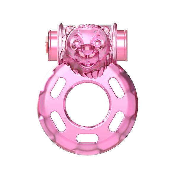 BAILE Vibrating Cock Ring Bear Pink