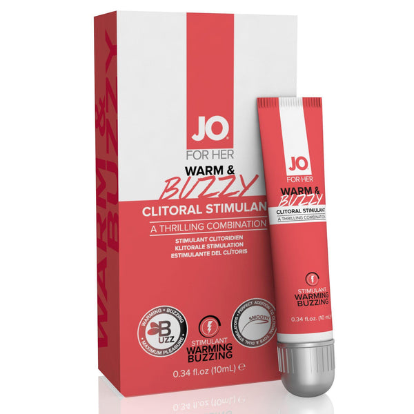 JO System For Her Clitoral Stimulant Warming Warm &amp; Buzzy 10 ml