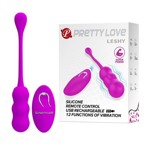 PRETTY LOVE LESHY, 12 vibration functions Wireless remote control