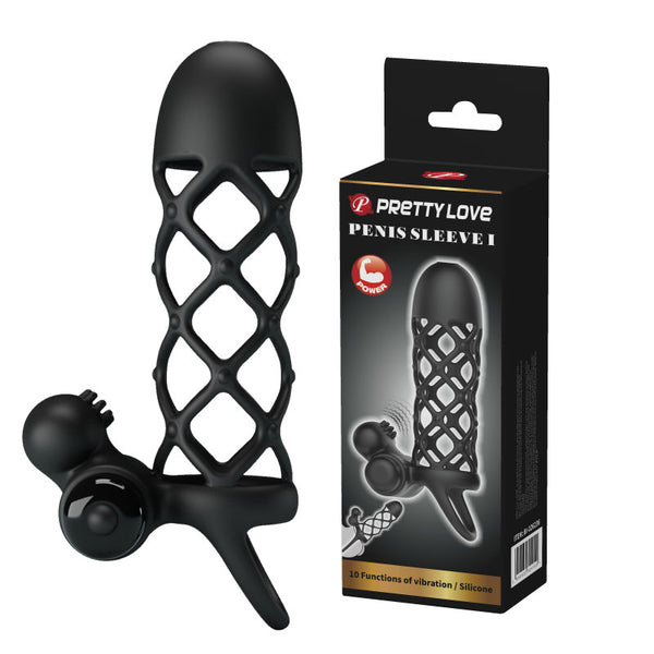 PRETTY LOVE PENIS SLEEVE I, 10 vibration functions