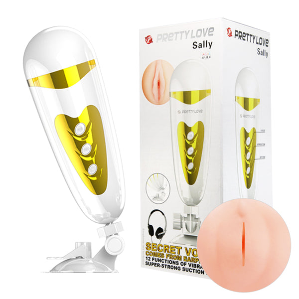 PRETTY LOVE  SALLY, 12 vibration functions Sex talk Suction base