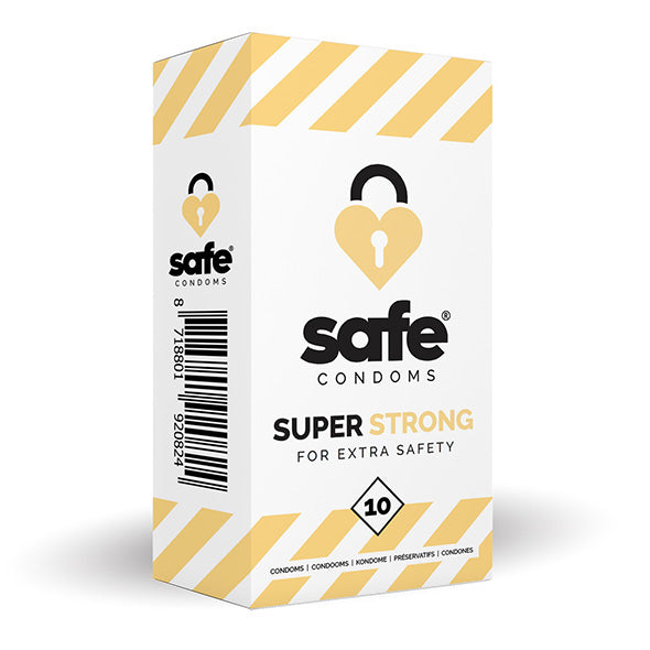 SAFE   Condoms Super Strong for Extra Safety (10 pcs)