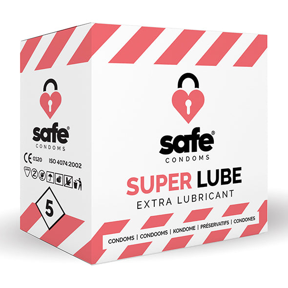 SAFE   Condoms Super Lube Extra Lubricant (5 pcs)