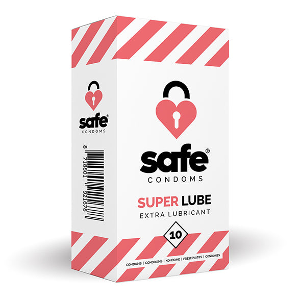 SAFE   Condoms Super Lube Extra Lubricant (10 pcs)