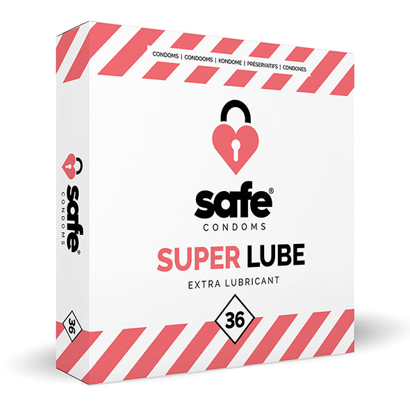 SAFE   Condoms Super Lube Extra Lubricant (36 pcs)