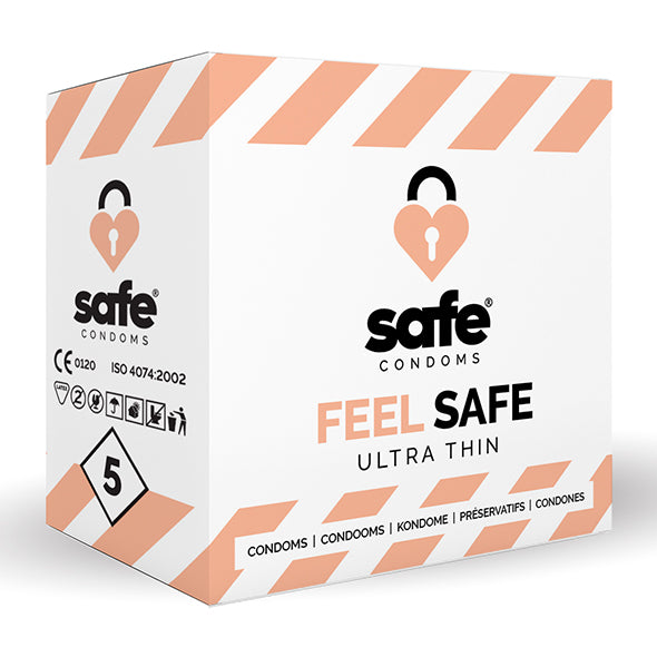 SAFE   Condoms Feel Safe Ultra Thin (5 pcs)