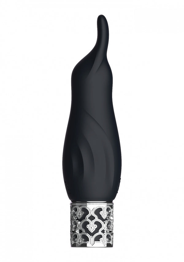 Sparkle Rechargeable Silicone Bullet Black