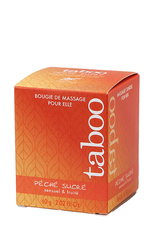 Peche Sucre Bougie Massage Candle/Cream 60 gr