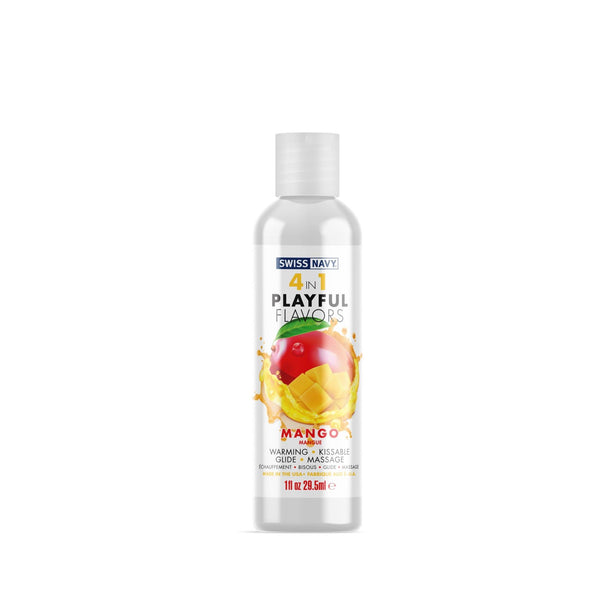 4 in 1 Lubricant with Mango Flavor 1 fl oz / 30 ml