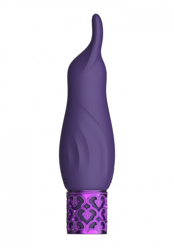 Sparkle Rechargeable Silicone Bullet Purple