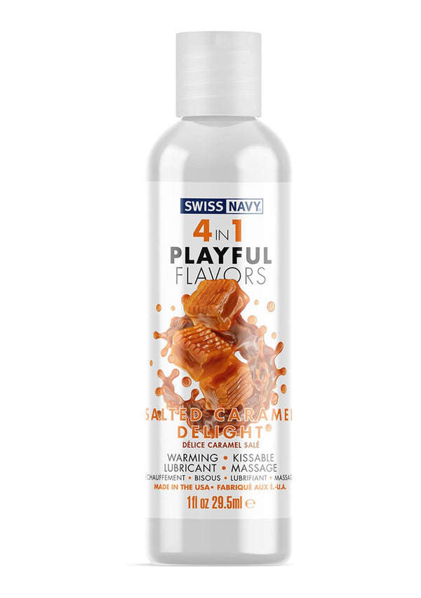 4 In 1 Lubricant with Salted Caramel Delight Flavor 1 fl oz / 30 ml