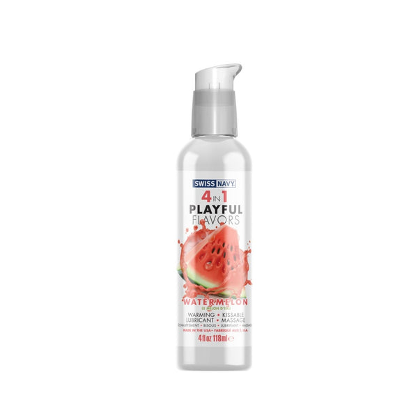 4 in 1 Lubricant with Watermelon Flavor 4 fl oz / 118 ml