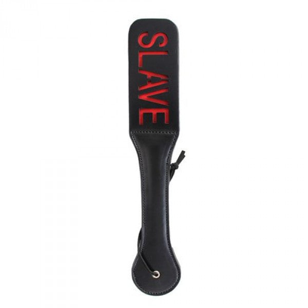 Pejcz Paletta Doppia Double Spank Paddle Slave Black