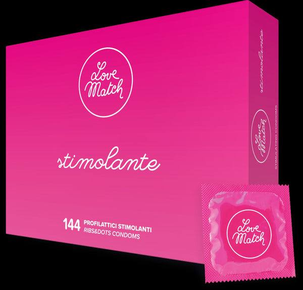 Prezerwatywy Love Match Stimolante   144 pack