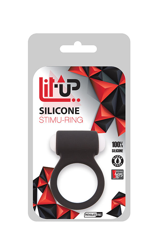 ALL TIME FAVORITES SILICONE STIMU RING BLACK