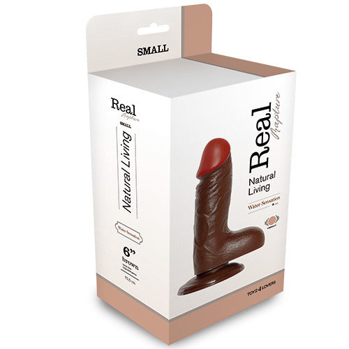 Wibrator REALISTIC VIBRATOR REAL RAPTURE BROWN 6