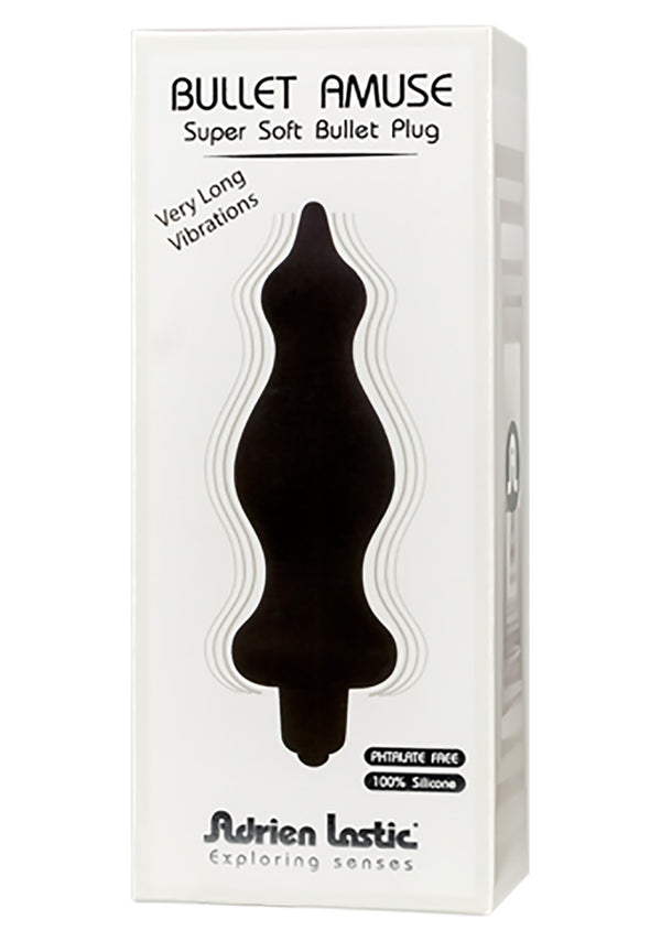 Plug/vibr Plug.Silic.Black.Vibrator