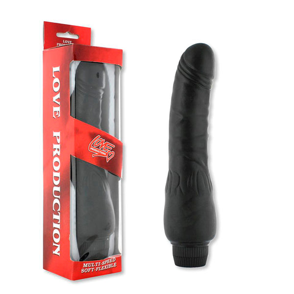 Pleasures Vibrator 22 cm Black
