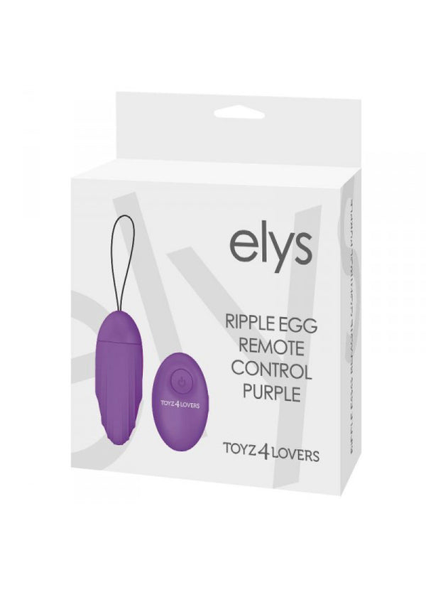 Egg/vibr OVETTO VIBRANTE ELYS RIPPLE EGG REMOTE CONTROL PURPLE