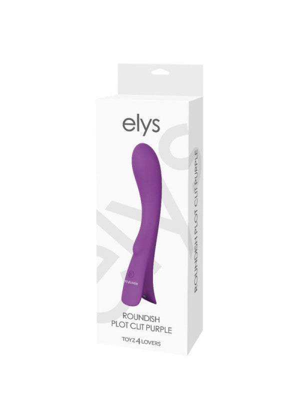 VIBRATORE DESIGN ELYS ROUNDISH PLOT CLIT PURPLE vibrator