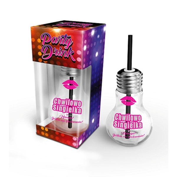 Szkło Szklanka Żarówka 400 ml Singielka