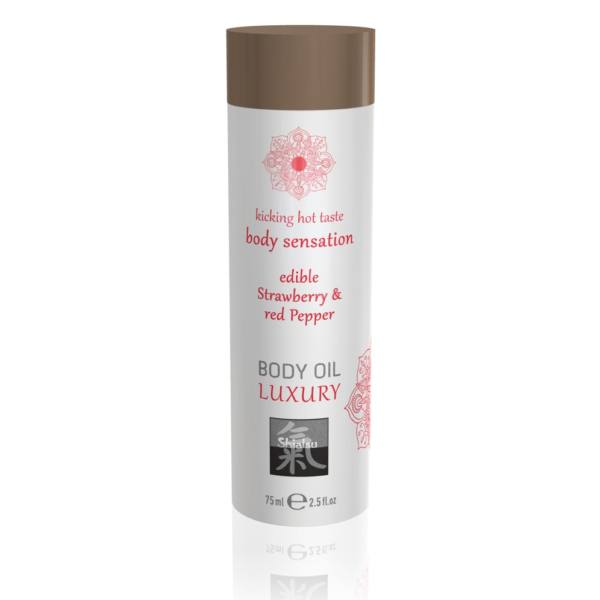 Olejek Luxury edible Strawberry & red Pepper 75ml.