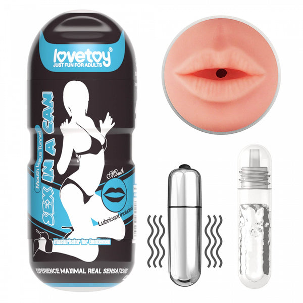 Sex In A Can Mouth Stamina Tunnel Vibrating